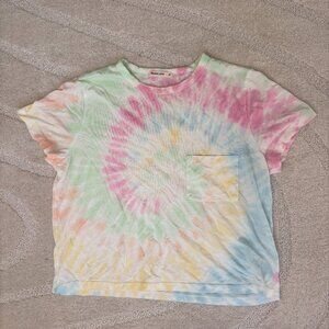 Marine Layer Pastel Rainbow Tie-Dye Tee